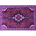 thumbnail image 1 of Ahgly Company Indoor Rectangle Persian Purple Traditional Area Rugs, 2' x 4', 1 of 4