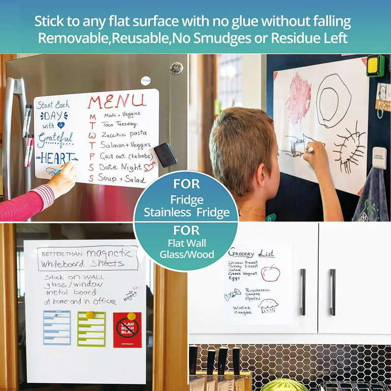 Magnetic Dry Erase Whiteboard Sheet White Board for Refrigerator
