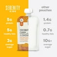 thumbnail image 5 of (3 pack) Serenity Kids World Explorer Coconut Curry Stage 2 Baby Food Free Range Chicken & Organic Veggies, 3.5oz Pouch, 5 of 10