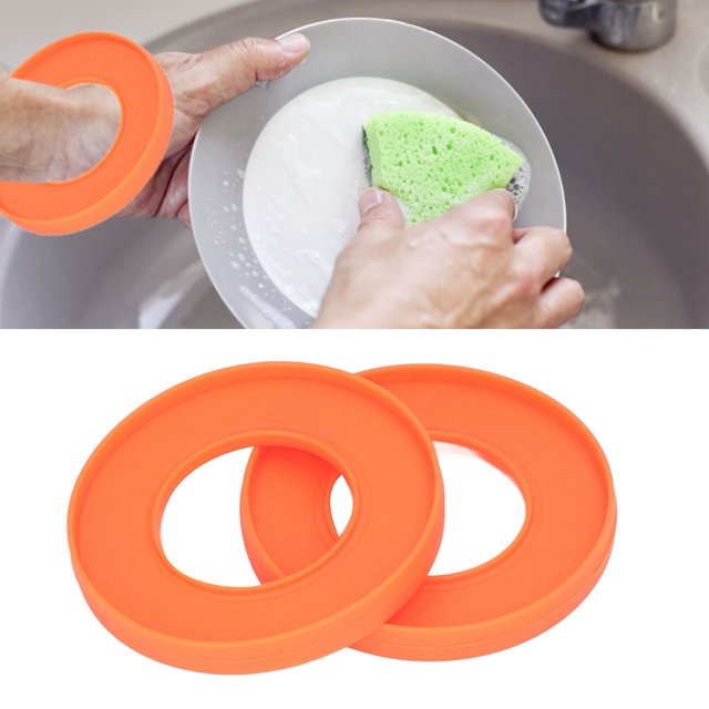Pulseras de silicona a prueba de agua, 2 piezas de pulseras de silicona para el hogar, pulseras de silicona para limpieza, diseño aerodinámico