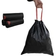 thumbnail image 1 of SHENMO 100 Drawstring Trash Bags Portable Thickened Special Kitchen Bin, 1 of 5