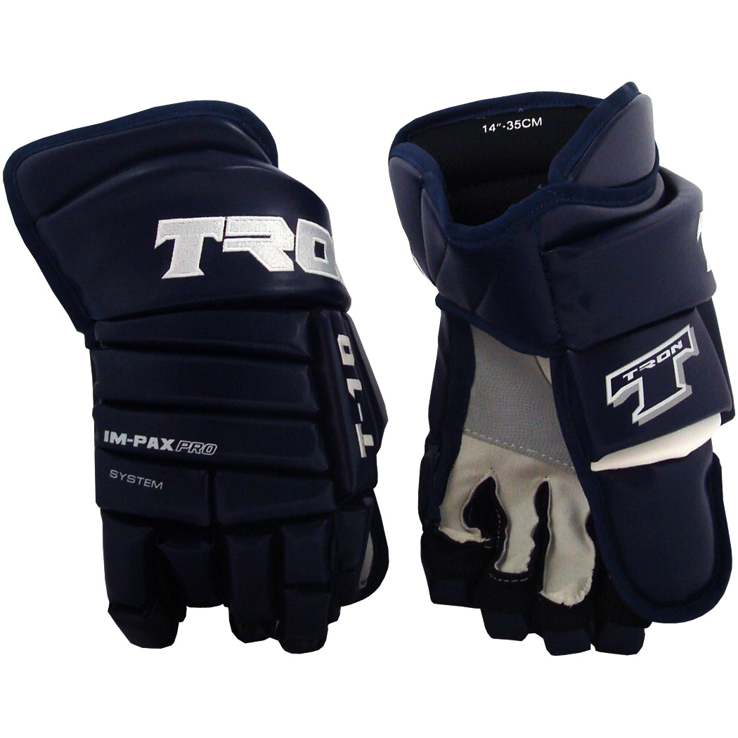 Tron T-10 Hockey Gloves (Navy) by