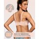 thumbnail image 3 of Bra OEAK Deep V Inalámbrico Cómodo Push Up Nude S para mujer, 3 of 7