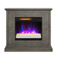 thumbnail image 6 of duraflame® Wall Mantel Electric Fireplace, Weathered Gray, 6 of 11