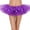 Light Purple, variant on Women's Elastic 3 Layered Tulle Tutu Ballet Skirt Pride Tutu, Rainbow