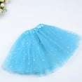 thumbnail image 4 of Ediodpoh Tutu Dancing Skirt Women's Star Sequins 3 Layer Mesh Ballet Dance Puffy Skirt for Stage Performance Ballet Skirt Women Sky Blue One Size, 4 of 7