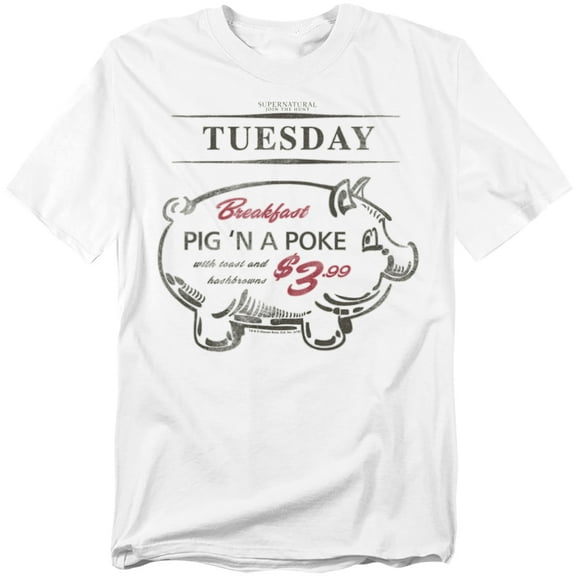 Supernatural T-Shirt Pig N Poke Unisex Graphic Tee For Men & Women