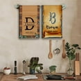 thumbnail image 5 of Vintage Wood Brown Personalized Floral Kitchen Towels | Custom Tea Towel | Family Name Dish Towel | Kitchen Decor | Hand Towel | Housewarming Gift Monogram Dishcloth, 5 of 6