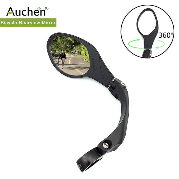 Handlebar Bike Mirror,Stainless Steel Lens Handlebar Bicycle