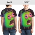 thumbnail image 3 of Horror My Singing Monsters Teen T-Shirt Crewneck Short Sleeve Double-Sided Print Summer Tee Shirts Top For Youth Boys Girls Children X-Small, 3 of 7