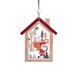 thumbnail image 1 of onlyliua ¡ Ofertas Del Día Liquidación Prime! Adornos Navideños Árbol de Navidad Hombre Viejo Muñeco de Nieve Ciervo Esqueleto de Madera Casa Colgante Colgantes de Madera Impresos para Árboles de Nav, 1 of 2