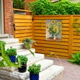 thumbnail image 6 of Claude Monet 'Sunflowers' Outdoor All-Weather Wall Decor, 6 of 7