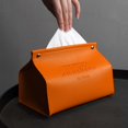 thumbnail image 4 of Soportes Para Caja de pañuelos Baoblaze Cubierta de papel de seda Gris Y Naranja, 4 of 8