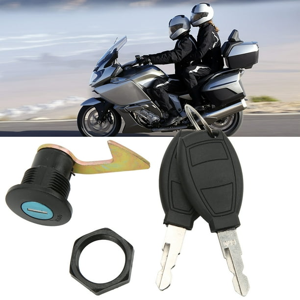Cerradura Trasera Para Maletero De Motocicleta, Cerradura Trasera De Ajuste De Scooter, Plástico De Aluminio, Universal Para Maletero De Almacenamiento De Motocicletas Eléctricas