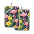 thumbnail image 7 of Yayeee Pot Holders Kitchen Heat Resistant with Pocket 7"x9.8" Cotton Oven Cooking Hot Pads, Flamingo Pattern, 7 of 7