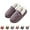 Purple, variant on Men's and Women's All-Weather Comfort shoes - Plush Faux Fur Lined House Slippers
