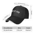 thumbnail image 2 of Faith Hat for Men, Man of God Husband Dad Grandfather, Print Baseball Cap Adjustable Strap for Running Workouts and Outdoor Activities All Seasons,Made In USA,Adult One Size Fits All, 2 of 8