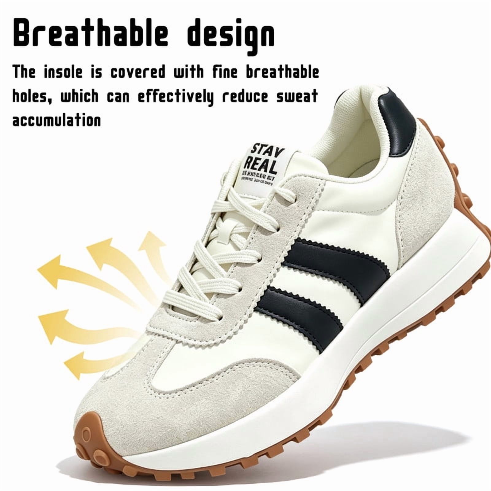 Beranmey Women's Casual Platform Sneakers with Memory Foam photo 5
