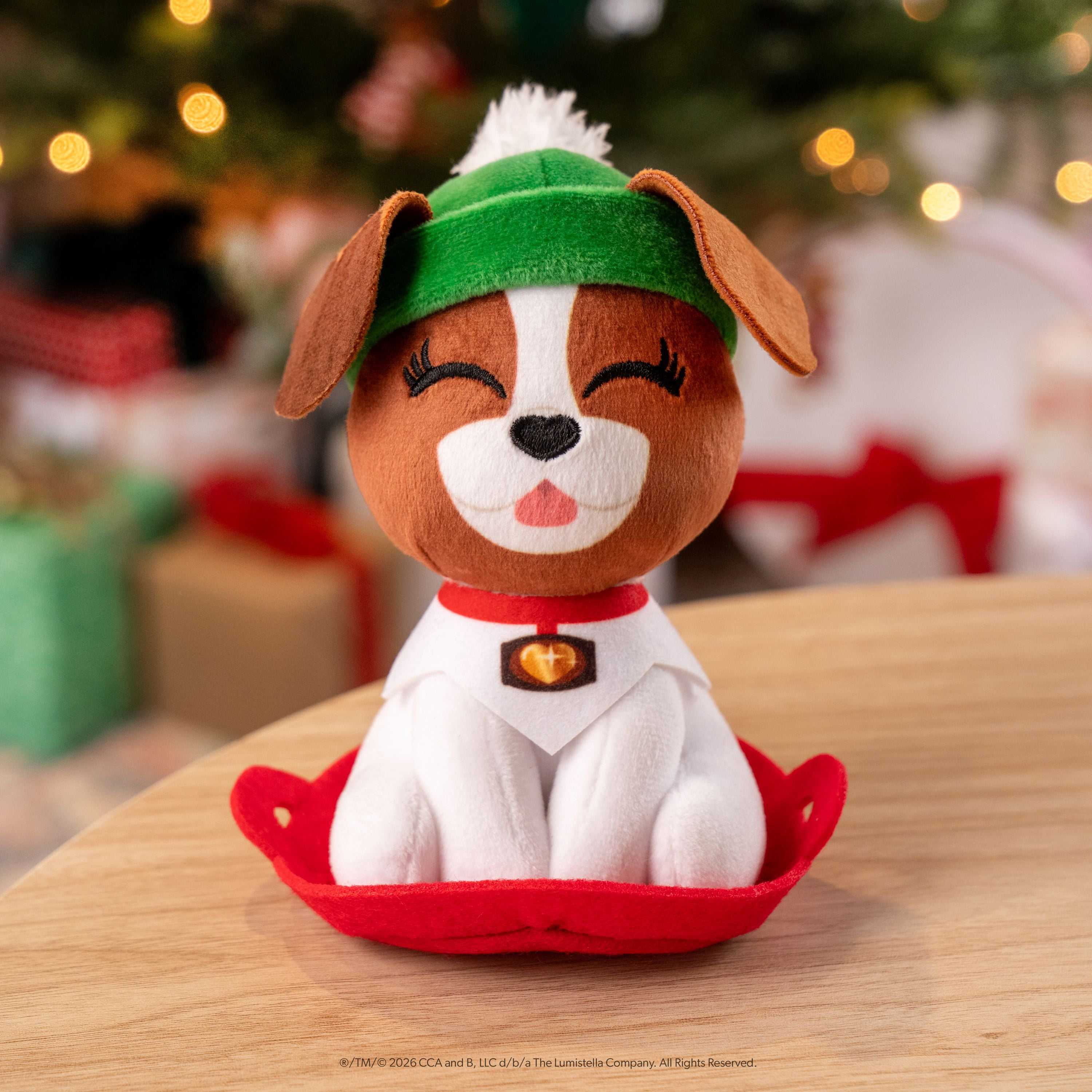The Elf on the Shelf Elf Pets Saint Bernard Sled Smashers Pull-Back Toy