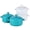 Teal/White, variant on Bruntmor 8Oz Oven Safe Mini Cocotte Ceramic Ramekins For Baking Mini Casserole