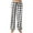 Grey, variant on Jsaierl Womens Plaid Print Pajama Pants Soft Comfy Long Sleep Pants Elastic Waist Drawstring Pants with Pockets Trendy Casual Trousers