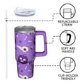 thumbnail image 3 of 30oz Halloween Tumbler with Handle, Witch Hat Bat | Print | Halloween Gifts for Family & Friends | with Lids and Straws | Stainless Steel Insulated | Coffee Travel Mug, 3 of 5