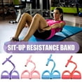 thumbnail image 4 of QHUDLV 21 Fitness Resistance Bands-4 Tube Pedal Ankle Puller, Sit up Leg Stretch Rope Exercise Bands with Handles, Stretching Workout Fitness Bands for Arm Weights Exercise Equipment, 4 of 9