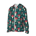 thumbnail image 2 of Kll Amanita Mushroom Print Men'S Women’s Upf 50+ Sun Protection Outdoor Hoodie Jacket Long Sleeve Fishing Hiking Performance Shirt- Large, 2 of 8