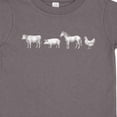 thumbnail image 4 of Inktastic Farm Animal Illustration Art Cow Pig Horse Chicken Boys or Girls Toddler T-Shirt, 4 of 5