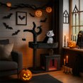 thumbnail image 2 of Ktaxon 44.5" Gothic Cat Tree for Large Cats, Heavy Duty Cat Tower w/Coffin Bed, Scratching Posts & Velvet, Black Red, 2 of 9