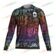 thumbnail image 2 of Camiseta de motocross Slopline B.simo para hombre, de secado rápido, para descenso, para bicicleta de montaña, de manga larga, para enduro, DH, MX, transpirable, 2 of 5