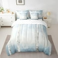 thumbnail image 2 of Birch Trees Bedding Set for Kids Teens,Watercolor Botanical Tree Comforter Set Full Size,Rustic Wildlife (Comforter+Fitted+Flat Sheet+2 Pillowcases+2 Throw Pillow Covers) 7 Pieces Bed Set, 2 of 5