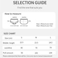 thumbnail image 4 of Gibobby Braguitas Slim Fit Ropa interior mujer Bikini algodón Bragas Encaje Hipster Panty Stretch Sexy Briefs （Negro， M), 4 of 4
