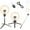 Warm White, variant on Yescom 8" 80pcs LED Ring Light Tabletop Stand with Selfie Stick Electric Fashion 5500K for Makeup Live Stream