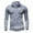 Gray, variant on IROINNID Men's Hoodie Long Sleeve Solid Color Loose Fall Jacket Sweater Jacket