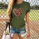 thumbnail image 2 of Camisetas de Manga Corta para Mujeres, Camiseta de Cuello Redondo Impresa de Moda, Primavera Y Verano Casual, 2 of 9