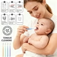 thumbnail image 6 of Kids Tongue Scraper, Tongue Cleaner for Infant & Newborn, Baby Oral Cleaner Newborn, Toddler Toothbrush for Tooth Mouth Gum Clean, Infant Toothbrush Oral Cleaning Stick, 6 of 6