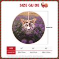 thumbnail image 2 of Xecao Dog in Lavender Flowers Pattern Christmas Tree Skirt Holiday Part Decorations for Christmas Tree, Farmhouse Christmas Decor Xmas Holiday Home Party Decorations-36", 2 of 6
