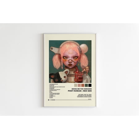 POSTER Bring Me the Horizon Posters / Post Human: Nex Gen Poster, Tracklist Album Cover Poster, Print Wall Art,Bring Me the Horizon-UNFRAMED