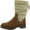 Toffee Mc/Shr, variant on LifeStride Womens Saratoga Microsuede Ankle Winter & Snow Boots