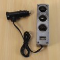 thumbnail image 4 of 2X Encendedor de Cigarrillos 3 Enchufes USB Cargador de Coche CC 12V/24V Adaptador Triple con Puerto USB, 4 of 5