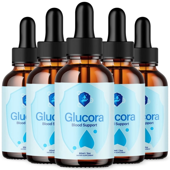 Glucora Advanced Formula Drops Natural Support Supplement 150 Servings