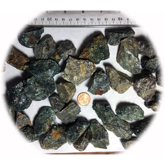 New 2lb Sea Ocean Jasper Rough Stones Crystals Bulk Natural Green Lot WH-174SA