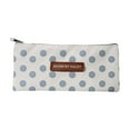 thumbnail image 3 of Vacemry Under $5 Canvas Pen Case, Polka Dot Design School Supply Organizer with Roomy Interior, Multi-Functional Storage Bag for Office and College Use, Heavy Duty Zipper Closure System, 3 of 9