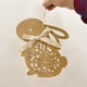 thumbnail image 5 of EggEaster Decoraciones Diy Recortes de madera Flor de huevo para mariposa Conejito Adornos Han esquí esquí Gafas de esquí, 5 of 5