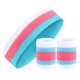 thumbnail image 2 of Conjunto De Bandas Para El Sudor 3pcs / set Sweatbands Set Colorful Gym Hair Band Brace Wraps (Blanco Azul Rojo) Ndcxsfigh Para Estrenar, 2 of 6