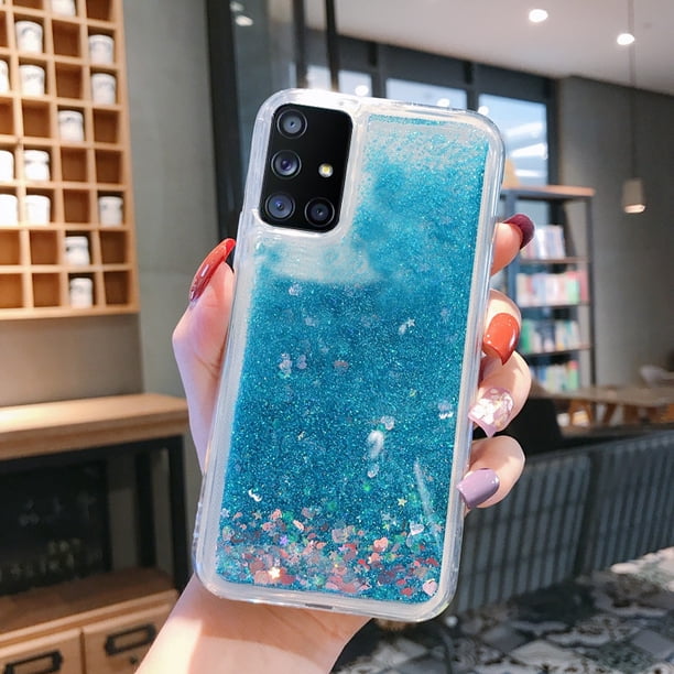 Funda de arena movediza líquida con estrellas brillantes para Samsung Galaxy S21 Ultra S20 FE S10 Plus Note 20 10 A51 A71 A31 A32 A12 A52 A72 S22 Tan Jianjun unisex
