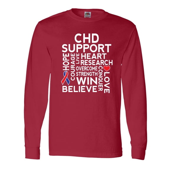 Inktastic CHD Awareness Month Long Sleeve T-Shirt