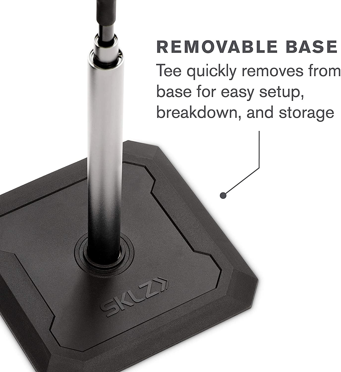 SKLZ Pro Elite Adjustable Height Baseball and Softball Batting Tee