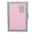 thumbnail image 1 of Estuche protector para tarjetero de crédito Caja antirrobo antimagnética para tarjetas de crédito (PU rosa + pieza de metal), 1 of 8